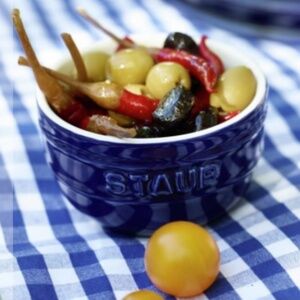 STAUB | Blue Stoneware Prep Bowl 3.5" x 2 1/4"
